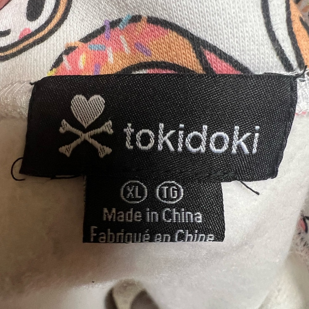 Tokidoki Cartoon Print Crop Top - Pink and Purple - Picture 9 of 11